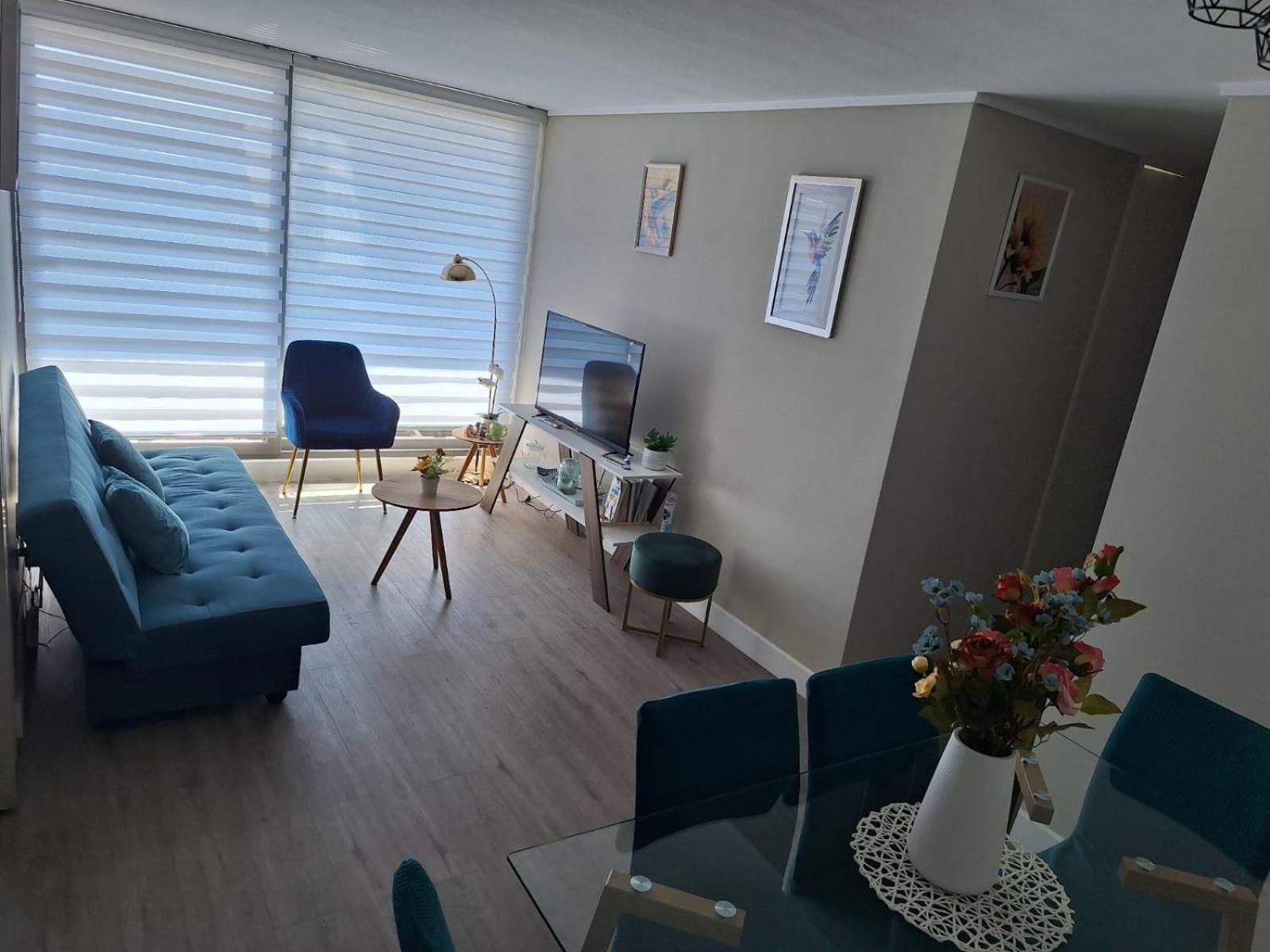 Departamento Nuevo Santa Rosa Del Mar, Familiar, Bien Iluminado Y Cerca De Todo, Con Estacionamiento Gratis * Coquimbo